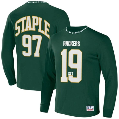 Staple Nfl X  Hunter Green Green Bay Packers Core Team Long Sleeve T-shirt