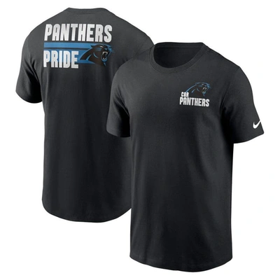 Nike Black Carolina Panthers Blitz Essential T-shirt