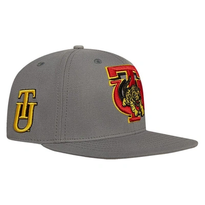 Pro Standard Grey Tuskegee Golden Tigers Evergreen Tu Snapback Hat