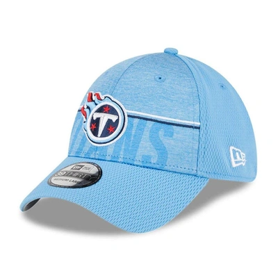 New Era Light Blue Tennessee Titans 2023 Nfl Training Camp 39thirty Flex Fit Hat