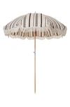Business & Pleasure Co. Premium Beach Umbrella In Vintage Black Stripe