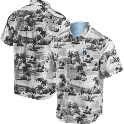 Tommy Bahama Black Los Angeles Dodgers Tropical Horizons Button-up Shirt