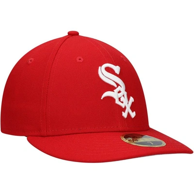 New Era Scarlet Chicago White Sox Low Profile 59fifty Fitted Hat