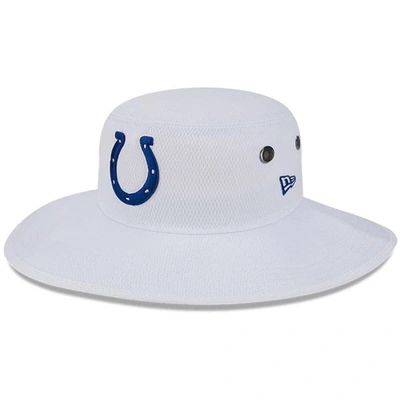 New Era White Indianapolis Colts 2023 Nfl Training Camp Panama Bucket Hat