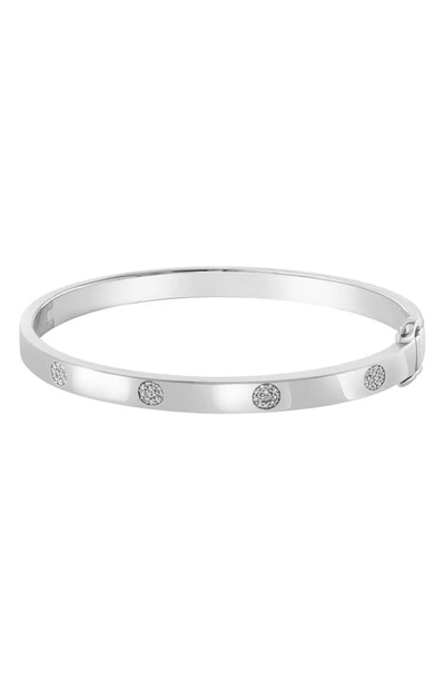 Effy Sterling Silver Diamond Bangle Bracelet