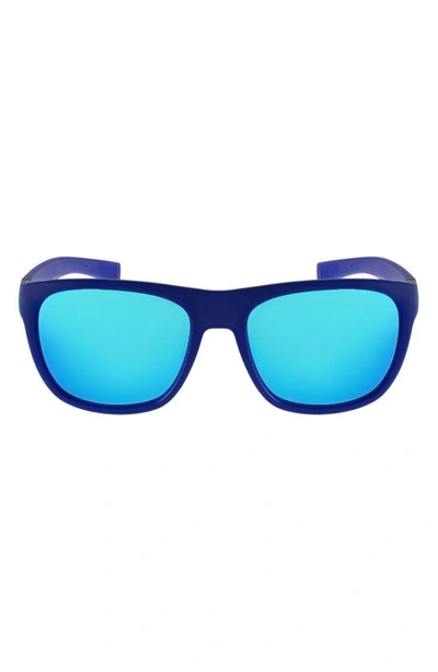 Lacoste 55mm Square Sunglasses In Blue