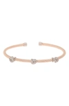 Meshmerise Diamond Bangle Bracelet In Rose
