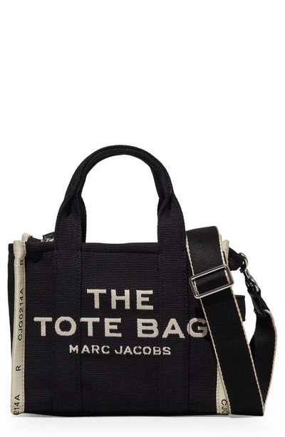 Marc Jacobs The Jacquard Mini Tote Bag In Black