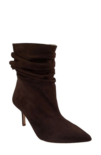 L Agence Florine Slouch Bootie In Chocolate