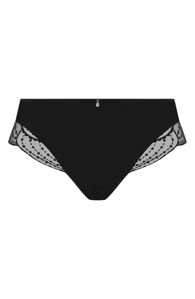 Elomi Priya Full Figure Brazilian Briefs In Black