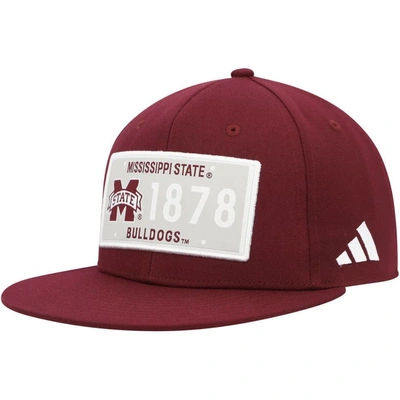 Adidas Originals Adidas  Maroon Mississippi State Bulldogs Established Snapback Hat