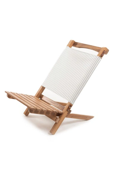 Business & Pleasure The 2-piece Chair In Laurens Sage Stripe