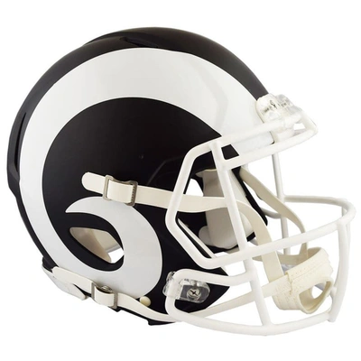 Riddell Los Angeles Rams Black Matte Alternate Speed Full-size Pro-line Football Helmet