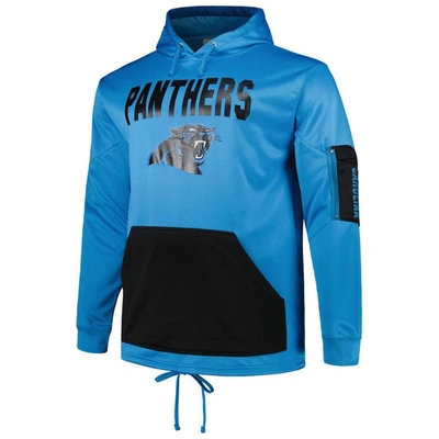 Fanatics Branded Blue Carolina Panthers Big & Tall Pullover Hoodie