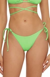 Becca Color Code Side Tie Bikini Bottoms In Green