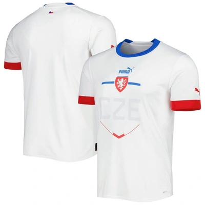 Puma White Czech Republic National Team 2022/23 Away Replica Jersey