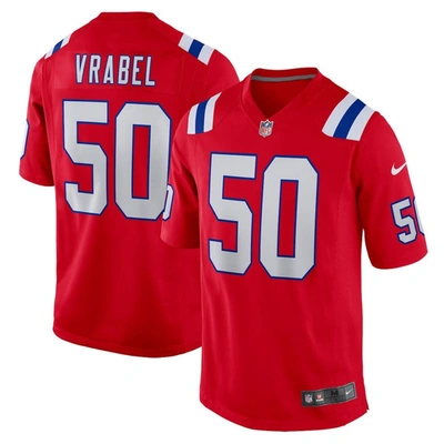 Nike Mike Vrabel Red New England Patriots Retired Player Alternate Game Jersey
