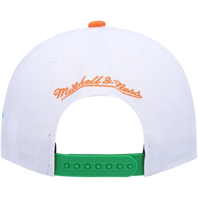 Mitchell & Ness White San Jose Earthquakes Jersey Hook Snapback Hat