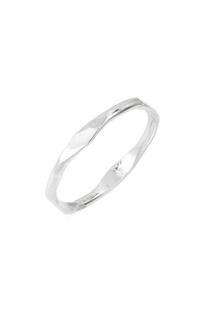 Nashelle Lume Stackable Ring In Sterling Silver