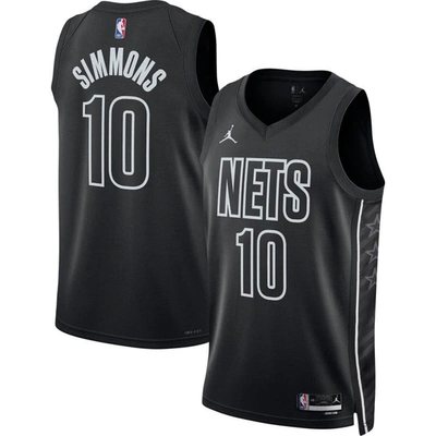 Jordan Brand Unisex  Ben Simmons Black Brooklyn Nets Swingman Jersey