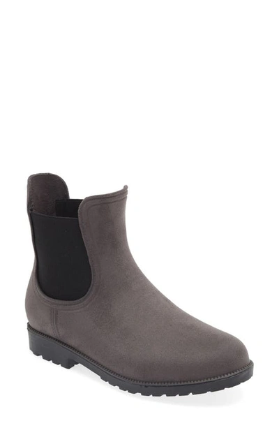 Wet Knot Sloane Waterproof Chelsea Boot In Grey