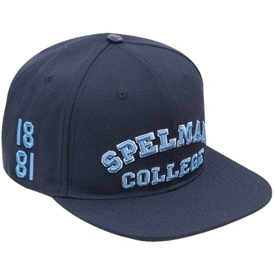 Pro Standard Navy Spelman College Jaguars Evergreen Spelman College Snapback Hat
