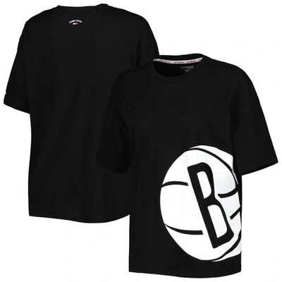 Tommy Jeans Black Brooklyn Nets Bianca T-shirt