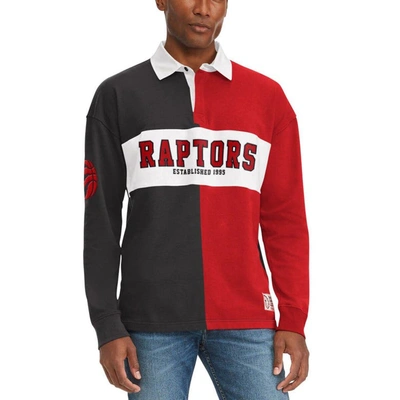 Tommy Jeans Black/red Toronto Raptors Ronnie Rugby Long Sleeve T-shirt