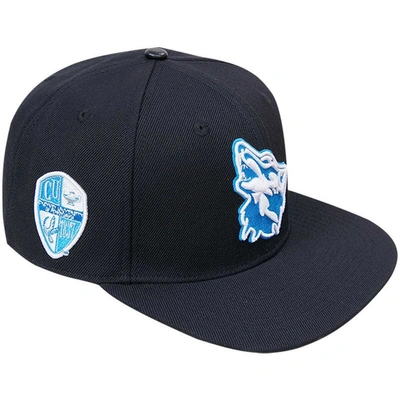 Pro Standard Black Cheyney Wolves Arch Over Logo Evergreen Snapback Hat
