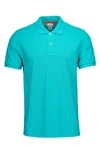 Swims Sunnmore Solid Piqué Polo In Cerulean