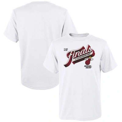 Fanatics Kids' Preschool  Branded  White Miami Heat 2023 Eastern Conference Champions Locker Room T-shirt