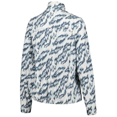 Puma White The Players Cloudspun Animal Print Full-zip Jacket