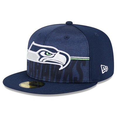 New Era Navy Seattle Seahawks 2023 Nfl Training Camp 59fifty Fitted Hat