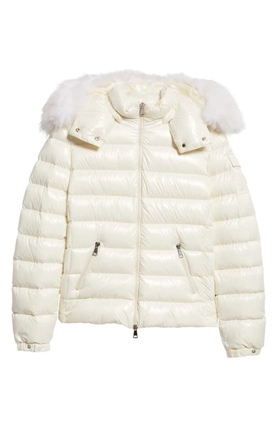 Moncler Bady Puffer Coat In Natural