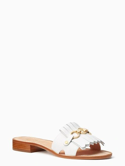 Kate Spade Brie Sandals In White