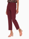 Kate Spade Polished Cigarette Pant In Deep Cherry