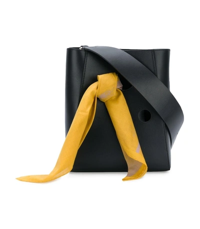 Calvin Klein 205w39nyc Black Bandana Bucket Bag