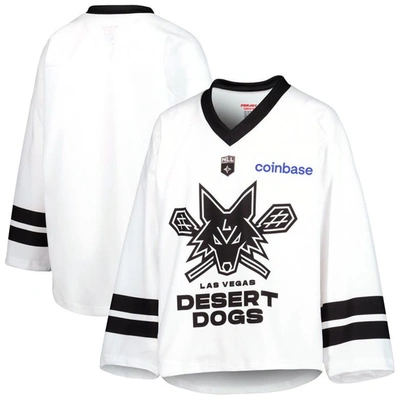 Adpro Sports Kids' Youth White Las Vegas Desert Dogs Sublimated Replica Jersey