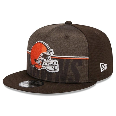 New Era Brown Cleveland Browns 2023 Nfl Training Camp 9fifty Snapback Hat