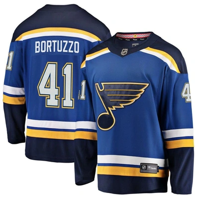 Fanatics Branded Robert Bortuzzo Blue St. Louis Blues Breakaway Player Jersey
