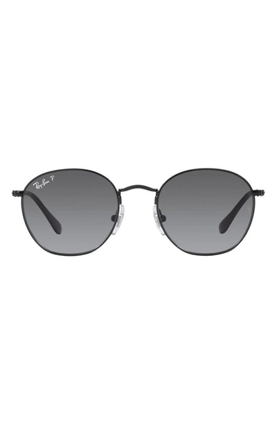Ray Ban Ray-ban Kids' Rob Junior 48mm Round Sunglasses In Black