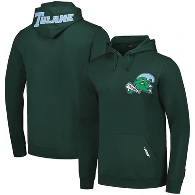 Pro Standard Green Tulane Green Wave Classic Pullover Hoodie