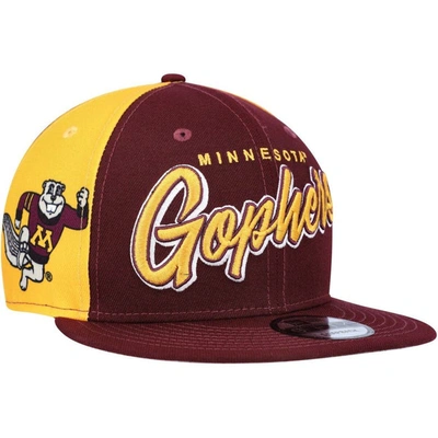 New Era Maroon Minnesota Golden Gophers Outright 9fifty Snapback Hat