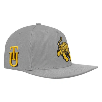 Pro Standard Gray Tuskegee Golden Tigers Evergreen Mascot Snapback Hat