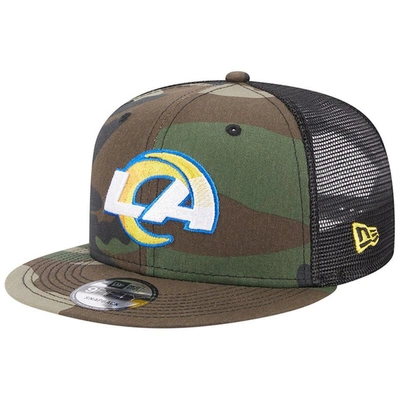 New Era Camo Los Angeles Rams Classic Trucker 9fifty Snapback Hat