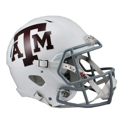 Riddell Texas A&m Aggies Revolution Speed White Replica Football Helmet