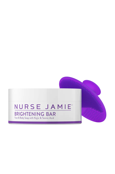 Nurse Jamie The Brightening Bar & Exfolibrush&trade; Silicone Facial Brush In N,a