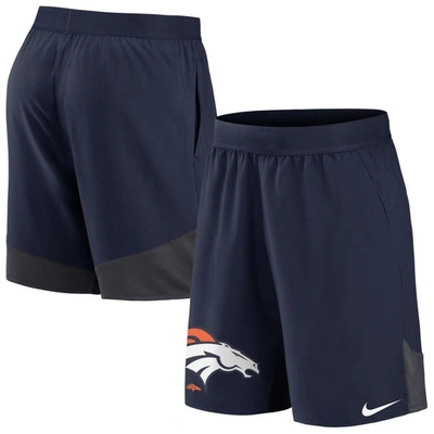 Nike Men's Dri-fit Stretch (nfl Denver Broncos) Shorts In Blue