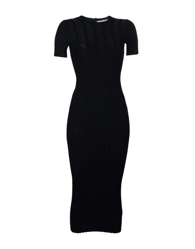 Helmut Lang Midi Dress In Black