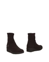 Ruco Line Ankle Boot In Dark Brown